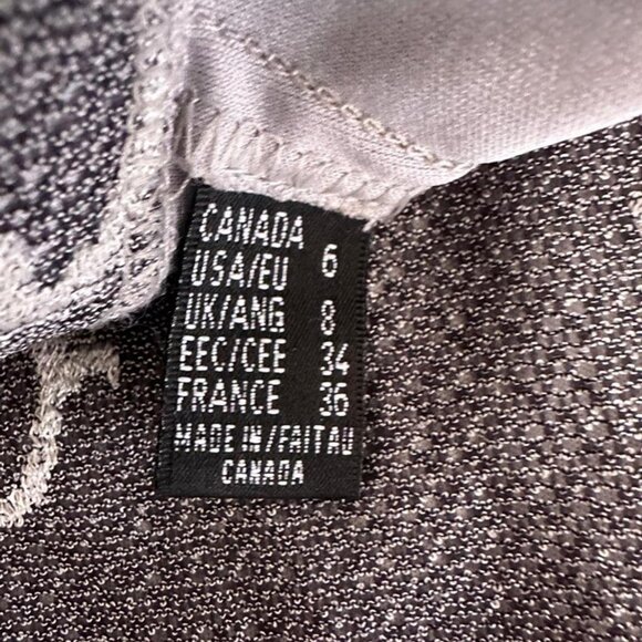 Beautiful vintage strapless jacquard floral dress by Scene, made in Canada - Picture 5 of 8